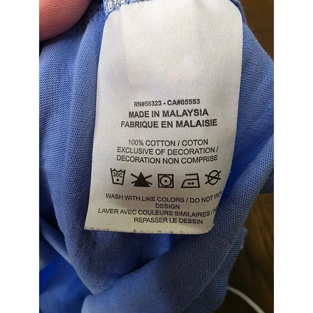 Nike‎ Kids T-Shirt Blue Graphic Logo Large